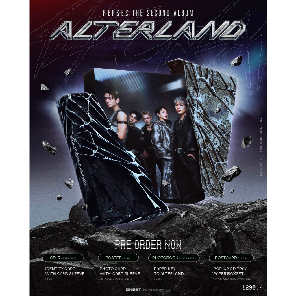 พร้อมส่ง 🌟 PERSES Into The Alterland Album (อัลบั้มเปล่า)