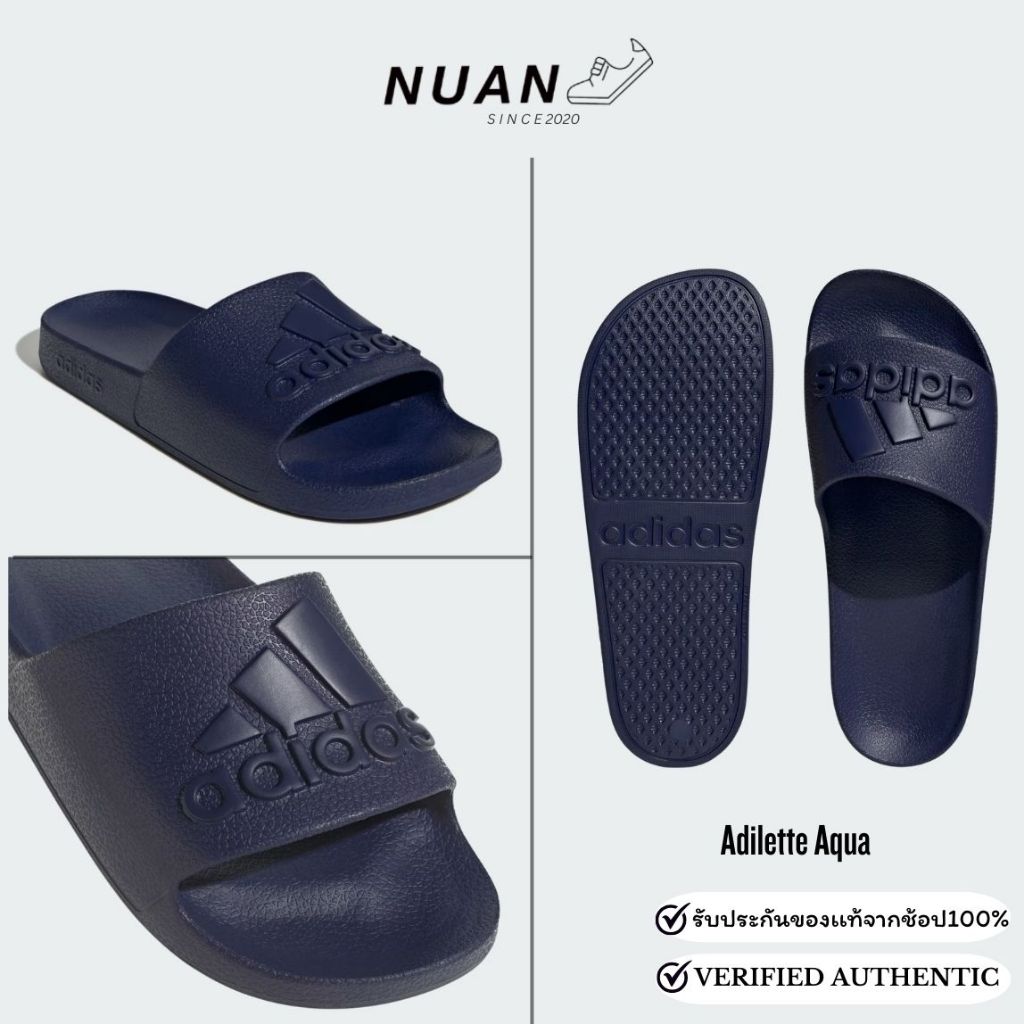 🔥ลดเพิ่ม 15-20% ทักแชท🔥Adidas รองเท้าแตะ รุ่น Adilette Aqua IF7374 รองเท้าแตะ การันตี ของแท้ 100%