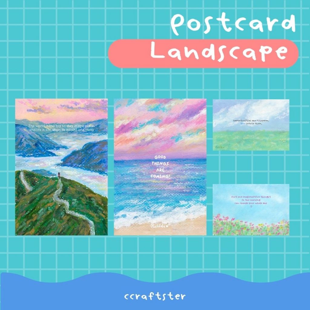 ccraftster - โปสการ์ดแต่งห้อง โปสการ์ดข้อความ quotes postcard ฟีลกู้ด โปสการ์ดแต่งห้อง รูปตกแต่งผนัง ภาพแต่งห้อง