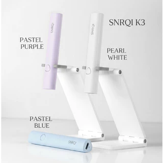 เครื่องอบเล็บ SNRQI K3 ทรงไฟฉาย | เครื่องอบเจล UV/LED ไร้สาย ชาร์จ USB | ล็อคสีเจล พกพาง่าย (ม่วง/ฟ้า/ขาว)