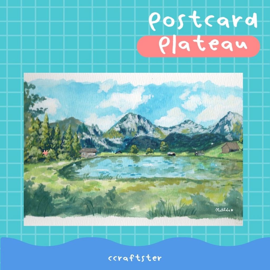 ccraftster – โปสการ์ดแต่งห้อง postcard ลายภูเขา ภาพวาด ภาพแต่งห้อง ของตกแต่ง ของขวัญ ราคา ถูกที่สุด ดีลบีเคเค แกลเลอรีภาพที่ 4