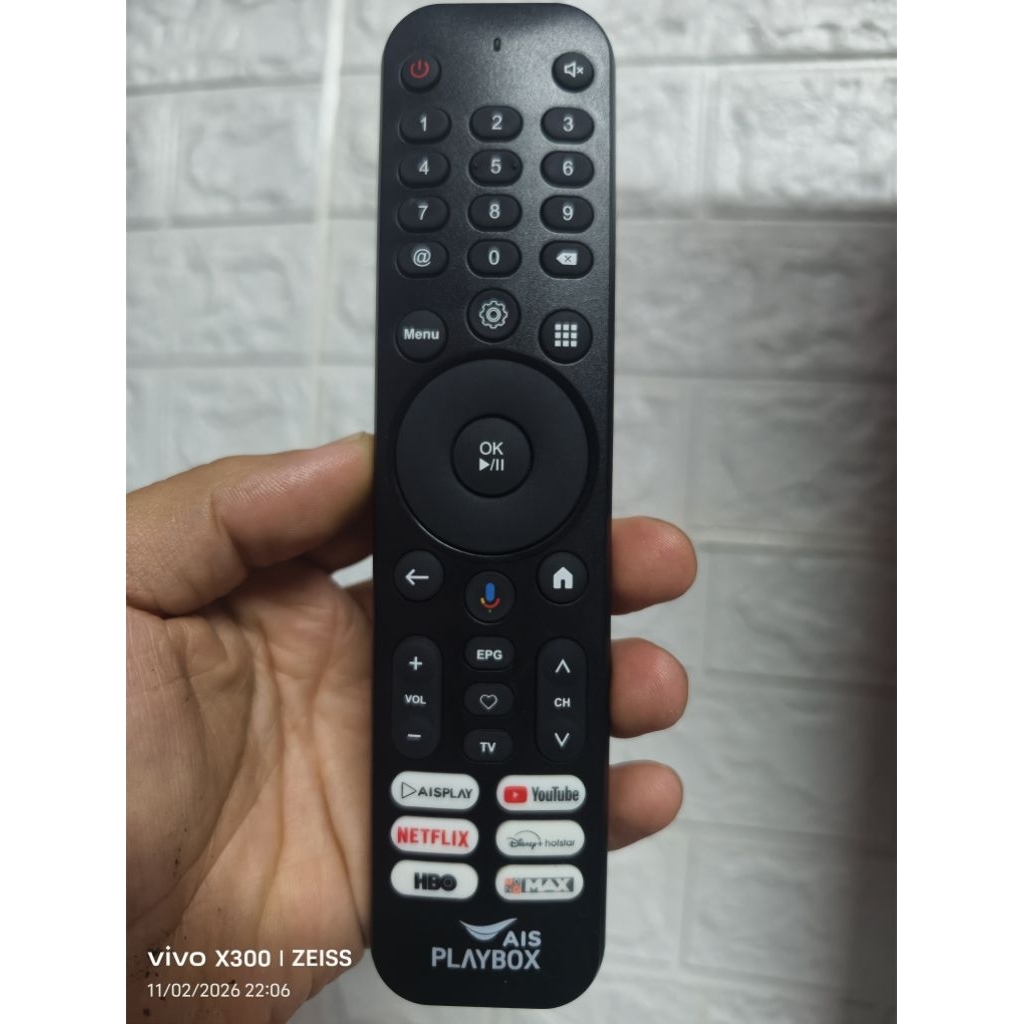 รีโมทคอนโทรล AIS Playbox แท้100℅ สามารถใช้คำสั่งเสียงได้(โปรดระวังของลอกเลียนแบบหรือของปลอม)