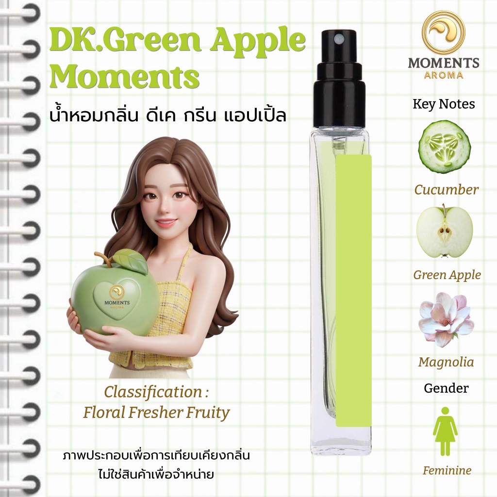 Moments Aroma กลิ่นแอปเปิ้ล DK.Freshy Apple