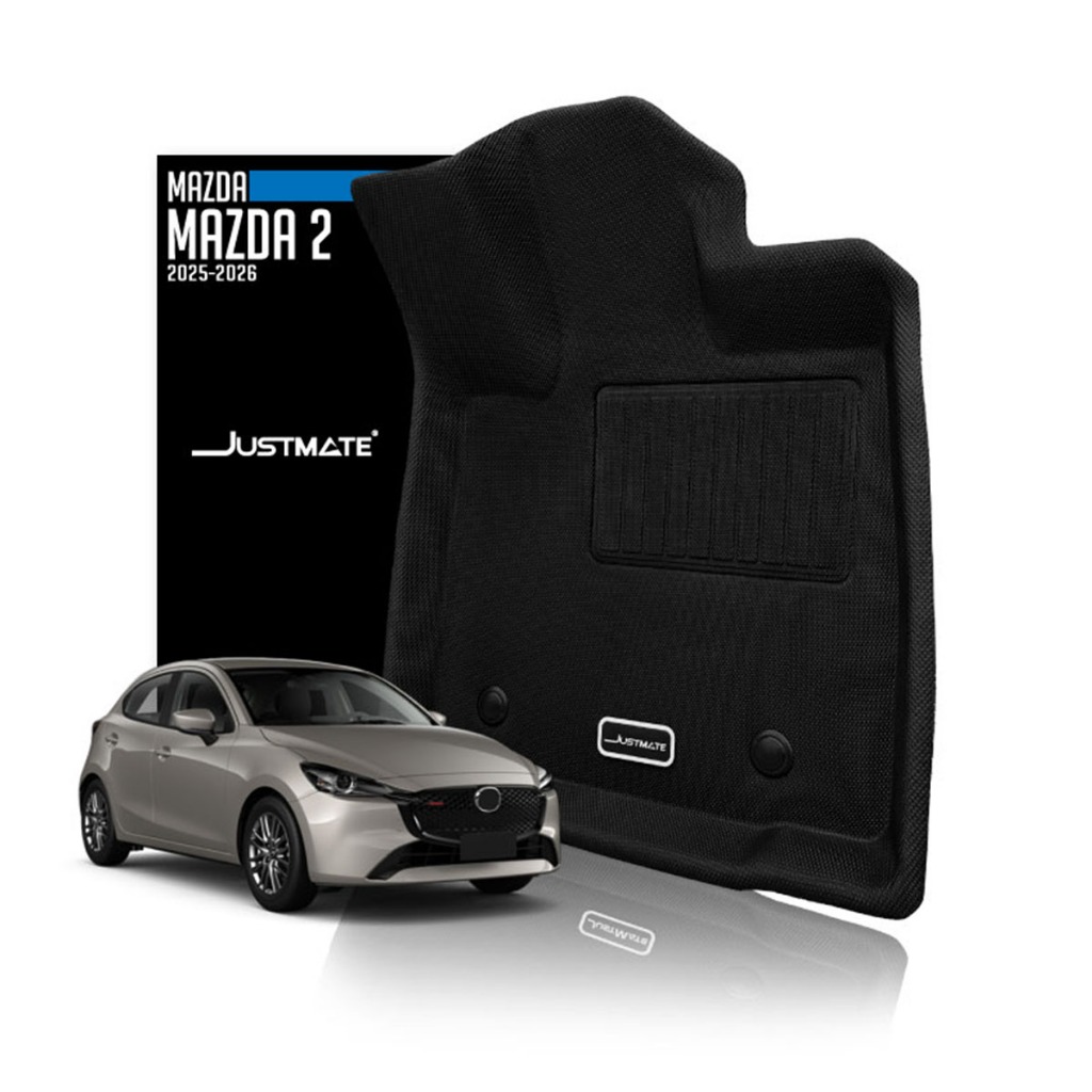 [JUSTMATE] MAZDA พรมปูพื้นรถยนต์ MAZDA 2 2015 - 2026