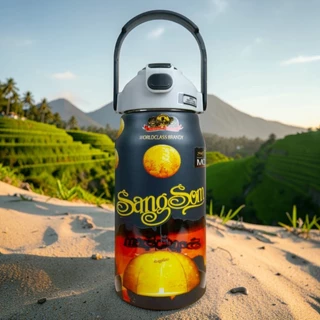 กระบอกน้ำเก็บความเย็น ขนาด1500 ml ใหญ่จุใจลายใหม่ไม่ซ้ำใคร มาพร้อมหูหิ้ว2ช่องดื่ม เก็บความเย็น 8-16 ชั่วโมง สแตนเลส304