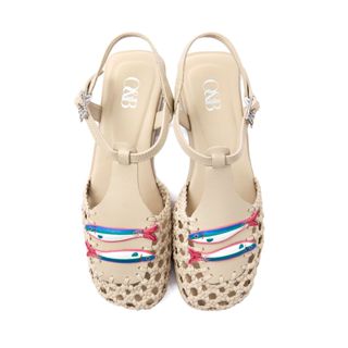 O&B รองเท้าแตะ รุ่น SARDINE SANDALS IN SARDINE FESTA BEIGE-1…