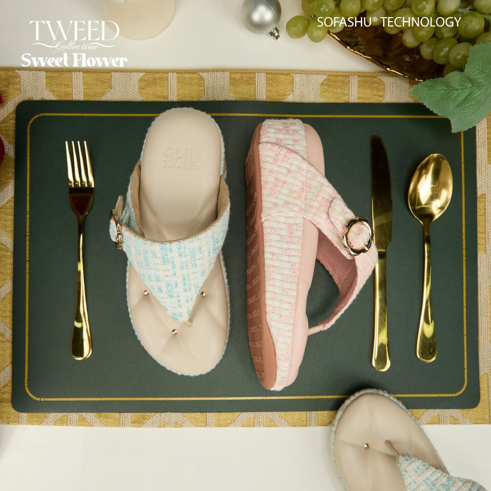 SHU SOFASHOES 2.5" SWEET FLOWER รองเท้า