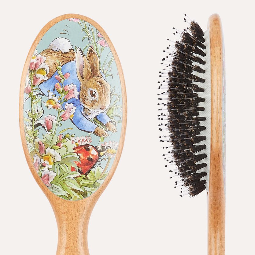 แปรงหวีผม Kentbrushes Peter Rabbit™ Large Bristle Nylon Mix Hairbrush (PR01)