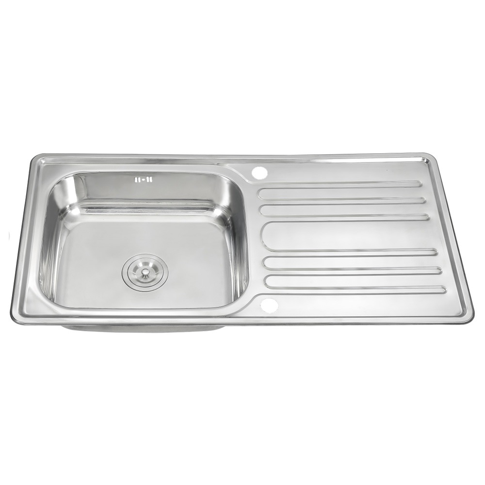 TEKA อ่างล้างจาน 1หลุม 1พักจาน TEKA VIO 100 1B1D