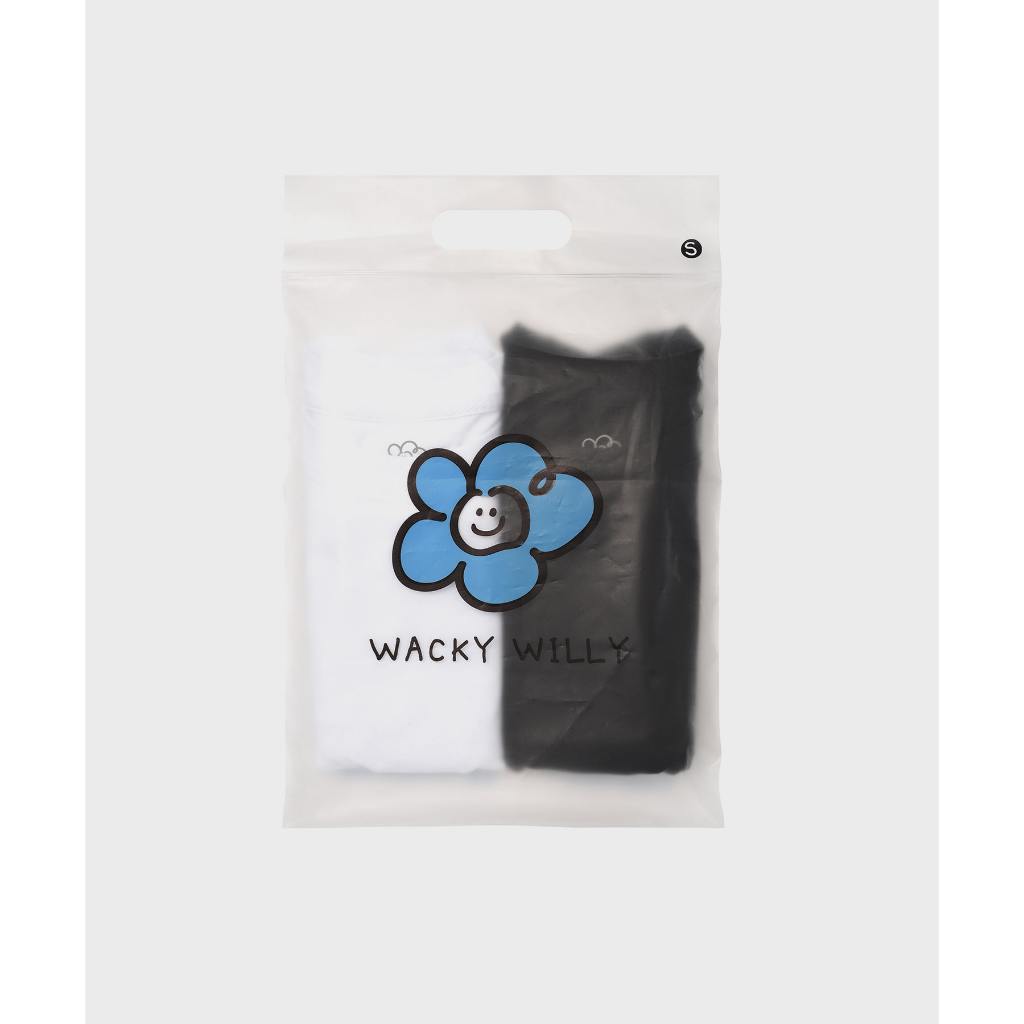 WACKY WILLY เสื้อยืดรุ่น Women 2Pack Lily Short Sleeve T-Shirt Black/White (80141OLPSSW_S6BKWH) — صورة 7