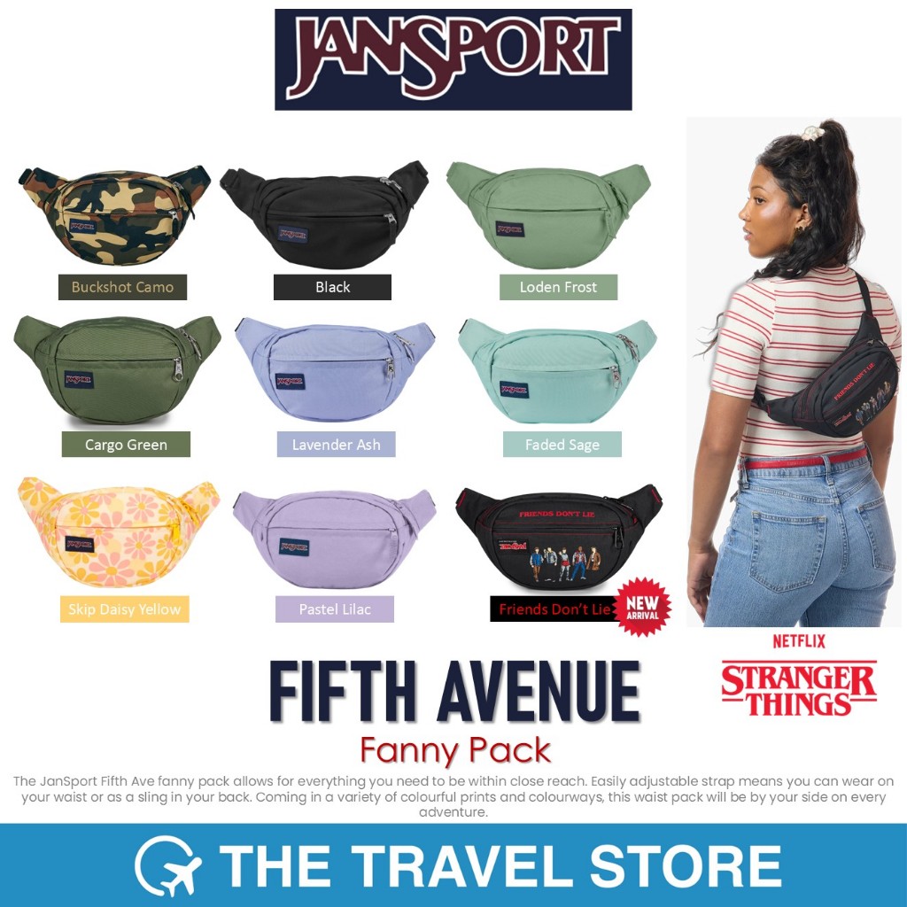 JANSPORT Fifth Avenue Fanny Pack | Bum Bag กระเป๋าคาดอก คาดเอว รุ่นขวัญใจมหาชน