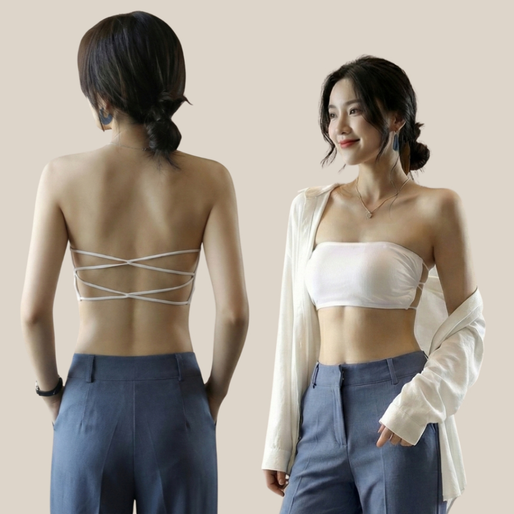 WsimpleBra | Nugget Sport เกาะอก เปิดหลัง  มีซัพฟองน้ำ สปอร์ตบรา โยคะ พิลาทิส เวทเทรนนิ่ง
