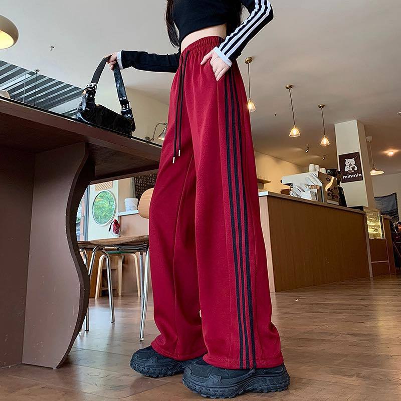 T66 กางเกงวอร์มแถบข้าง