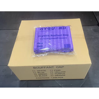 หมวกคลุมผม หมวกตัวหนอนเกรดทางการแพทย์ยี่ห้อ Hyguard 1,000 ชิ้น20แพ็ค ยกลัง พร้อมส่ง