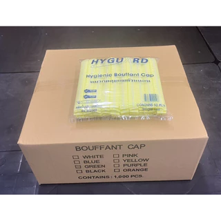 หมวกคลุมผม หมวกตัวหนอนเกรดทางการแพทย์ยี่ห้อ Hyguard 1,000 ชิ้น20แพ็ค ยกลัง พร้อมส่ง