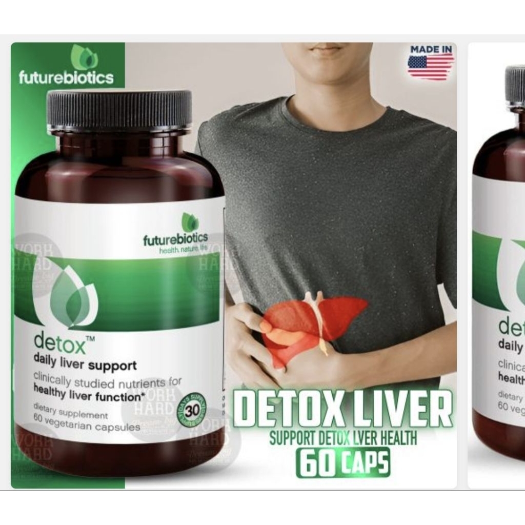พร้อมส่ง 🎯Exp: 09/27 Futurebiotics Detox Daily Liver Support 60 แคปซูลวีแกน import from USA

