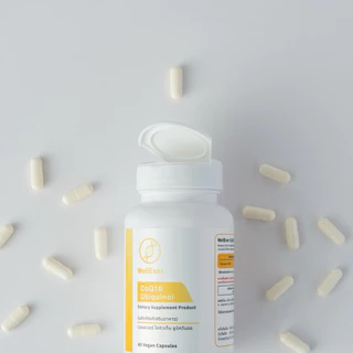 CoQ10 Ubiquinol (60 แคปซูล) WellEver โคคิวเทน ยูบิควินอล 100mg