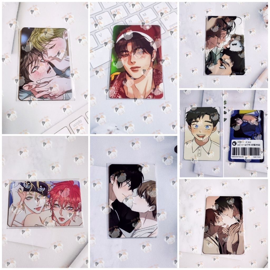 (พร้อมส่ง ส่งจ. พ. ศ.) การ์ดยอด manhwa boomtoon lezhin ต้นไม้ไร้ราก บุปผาแห่งอโลชยา บุปผาเคียงคู่น้ำ