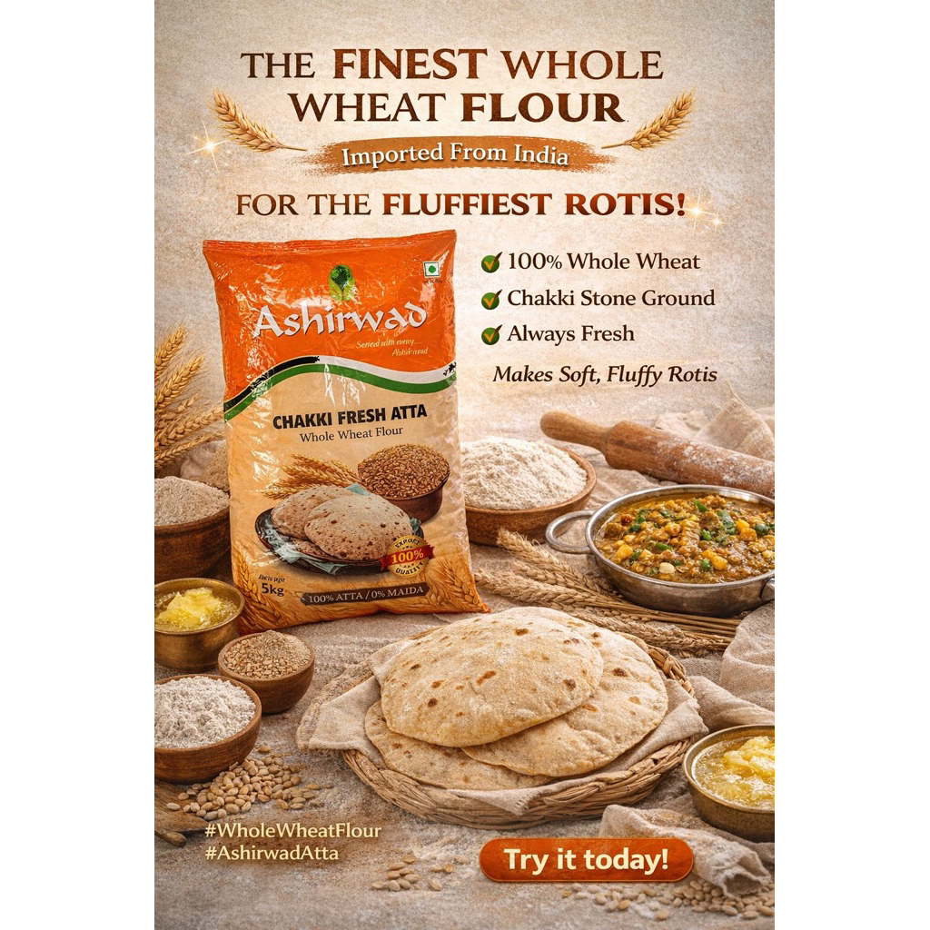 Ashirvad atta  5kg. ‘