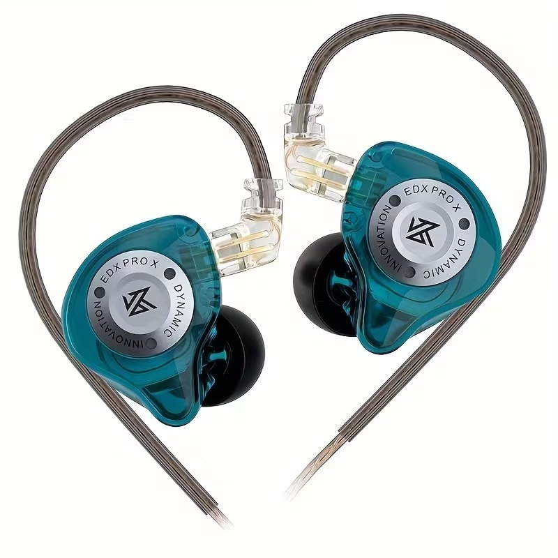 KZ EDX Pro X In Ear Monitor Headphones Wired IEM Earphones Dual DD HiFi Stereo Sound Earphones Noise