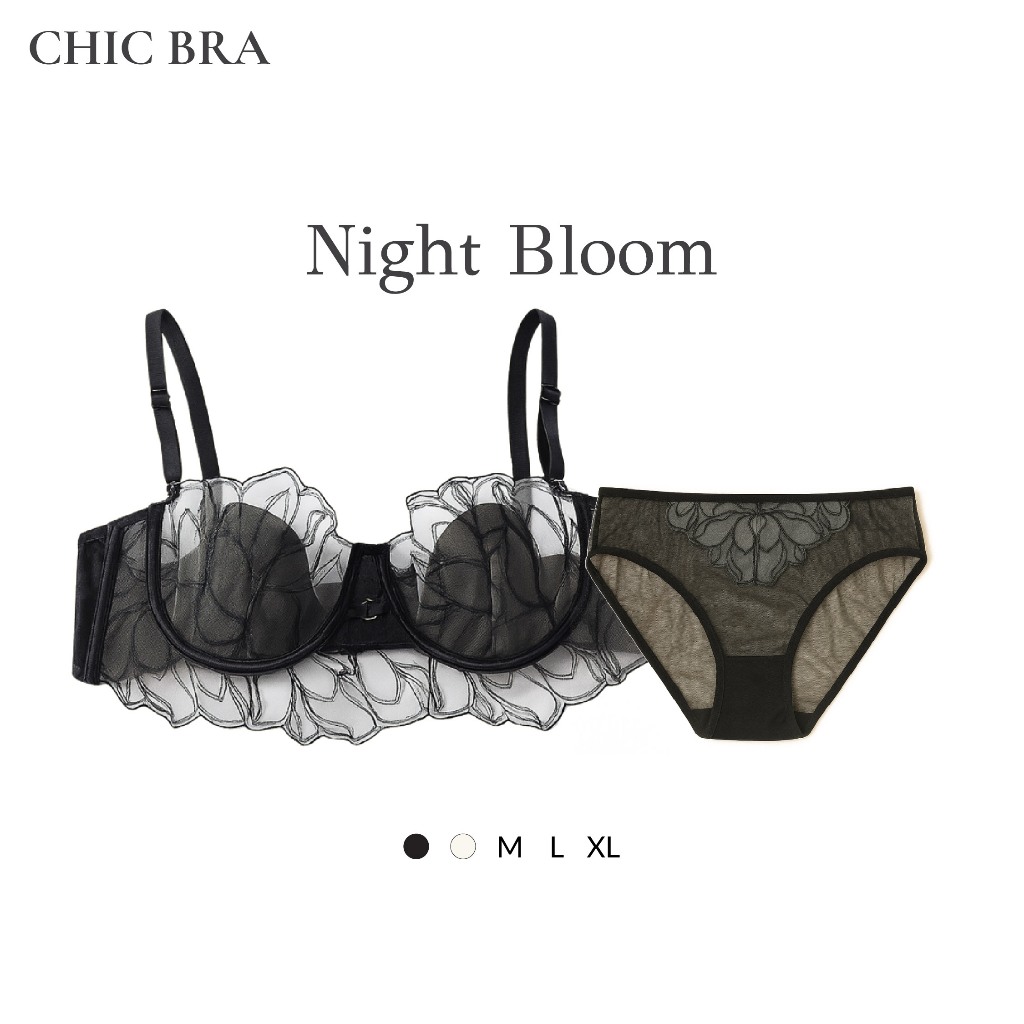 CHIC BRA NIGHT BLOOM บราเซทลูกไม้เกรดพรีเมี่ยม