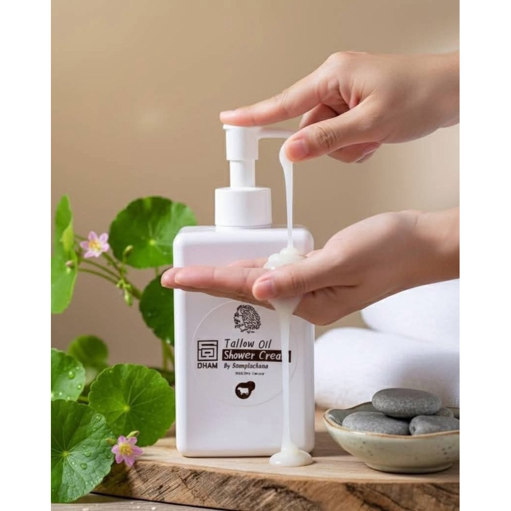 Tallow Oil Shower Cream ครีมอาบน้ำจากน้ำมันเนื้อบริสุทธิ