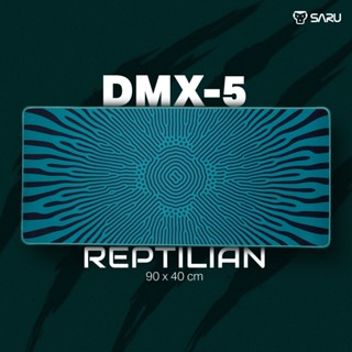 SARU แผ่นรองเมาส์ลาย REPTILIAN  ลวดลายสวยงาม สัมผัสลื่นมือ ห…