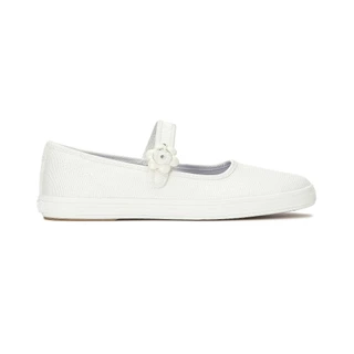 KEDS รองเท้าผ้าใบ รุ่น MAISIE MARY JANE GROSGRAIN สีขาว ( KW-MAMJ-5-100 )