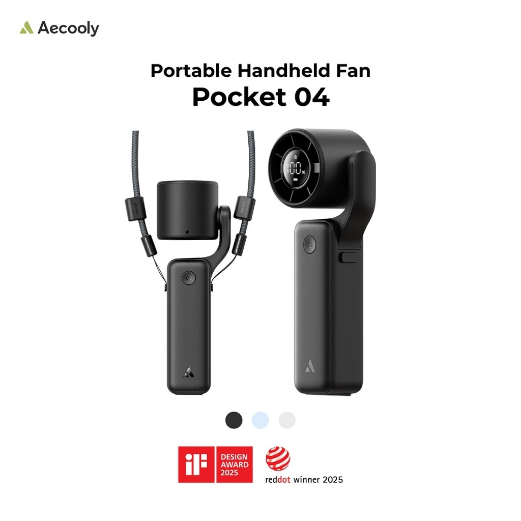Aecooly พัดลมมือถือ Air Gimbal ความจุ 3500mAh พัดลม พัดลมแฟชั่น พกพาสะดวก หมุนได้ รุ่น PF04
