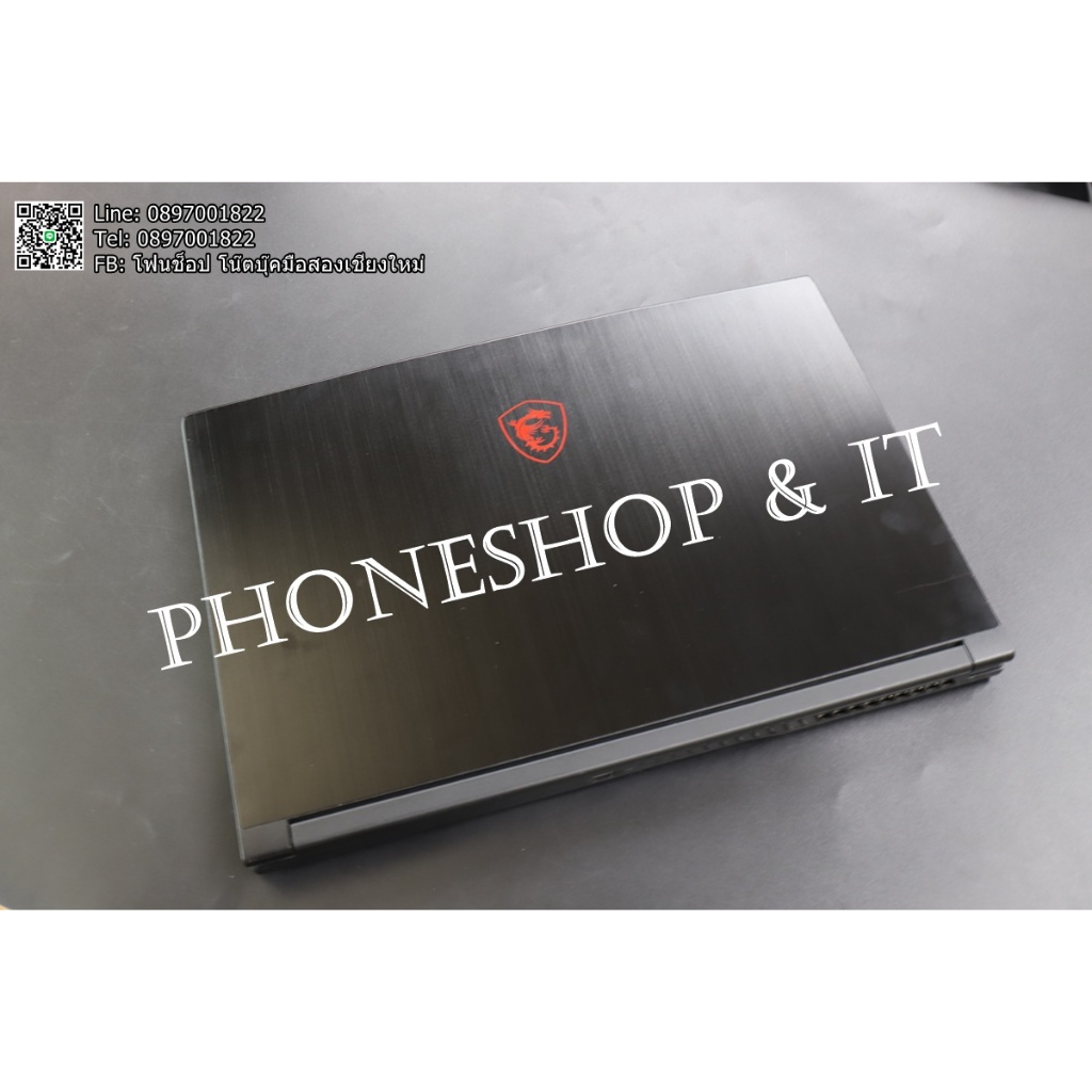 MSI GF63 Thin 11UC-1233TH (RAM 16 RTX 3050) ขาย 21,900 บาท