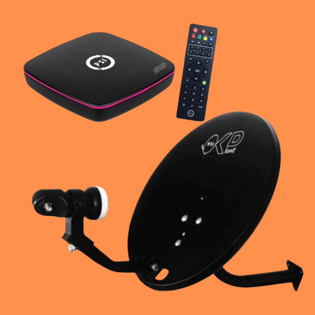 ชุดจาน OKD 35 CM พร้อมสาย LNB กล่อง PSI S9