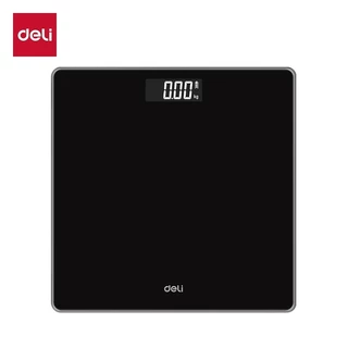 Deli เครื่องชั่งน้ำหนักดิจิตอล ที่ชั่งน้ำหนัก จอแสดงผลLED มี 3 สีให้เลือก ทนทาน Weighing Scale
