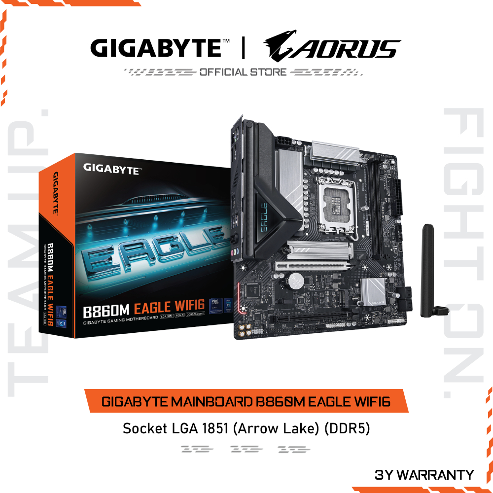 GIGABYTE MAINBOARD B860M EAGLE WIFI6 เมนบอร์ด B860M EAGLE WIFI6-1.0