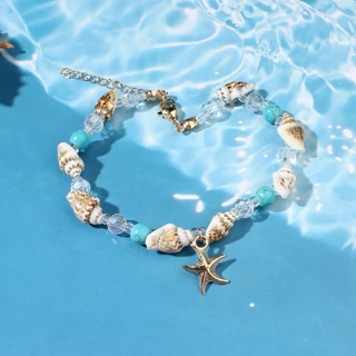 สร้อยคอโซ่ necklace จี้ จี้คอ ปลาดาว สไตล์เกาหลี แฟชั่น dopamine น่ารัก y2k สไตล์โบฮีเมียน ริมทะเล คุณภาพสูง พร้อมส่