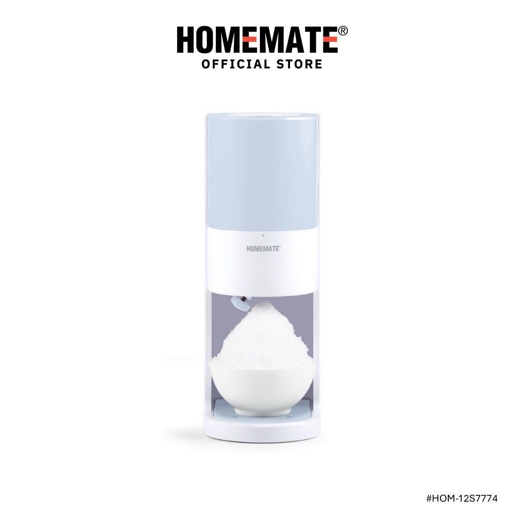 HOMEMATE เครื่องทำน้ำแข็งไสไฟฟ้า สีฟ้า HOM-12S7774