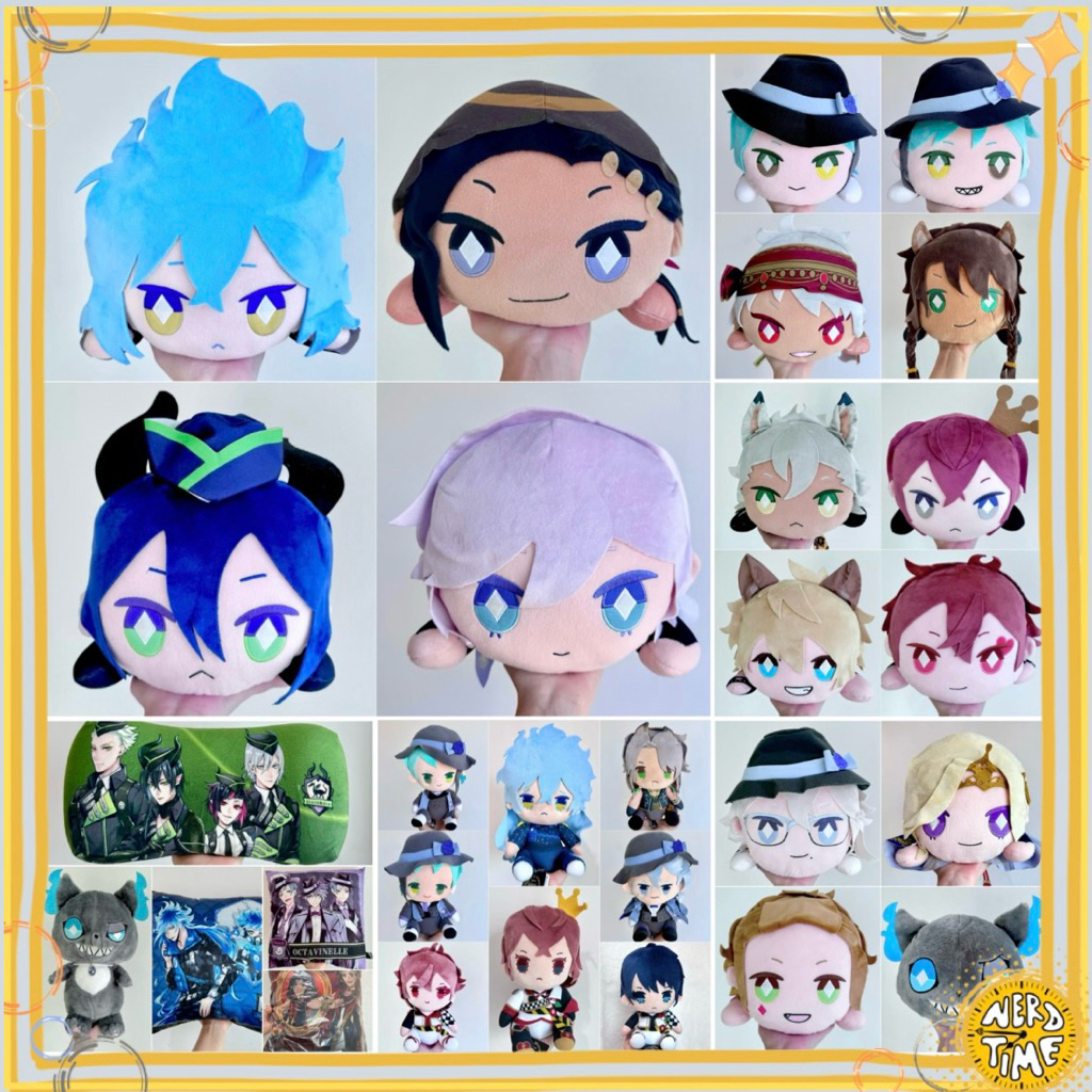 [Authentic✅]Disney Twisted Wonderland Handmade / Nesoberi Plush ทวิสเต็ด ตุ๊กตา Idia Malleus Lilia มาเลอุส อีเดีย ลิเลีย