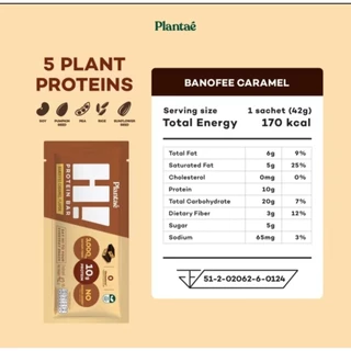 [ แบ่งขาย ]Plantae Hi Protein Bar 1 ชิ้น เลือกรสชาติได้ในตัวเลือกสินค้าเลยครับโปรตีนจากพืช โปรตีนบาร์ ไม่เติมน้ำตาล