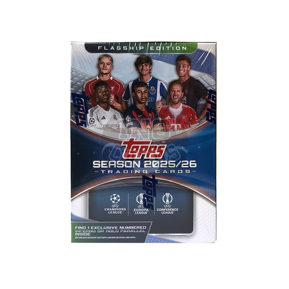 การ์ดสะสมฟุตบอล 2025-26 Topps UEFA Club Competitions Value Blaster Box