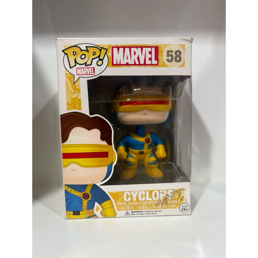 Funko Pop Cyclops X-Men Marvel Damage Box 58