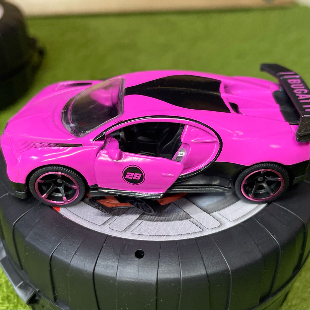 ล้อ majorette BUGATTI CHIRON PUR SPORT🩷 no.25