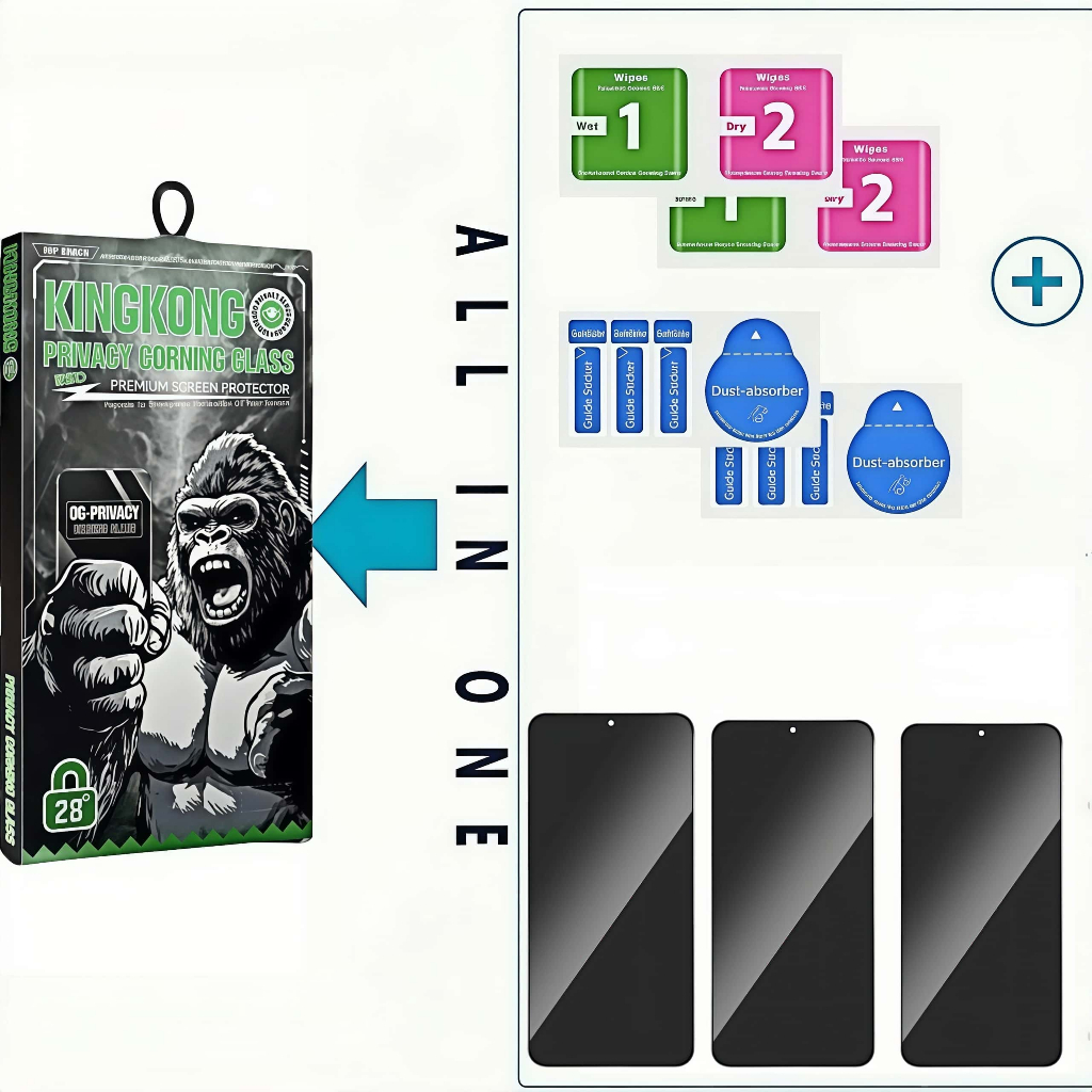 [2-3 Pack] ฟิล์มกระจก กันมอง สำหรับ Samsung A06 A10 A07 A17 A11 A12 A13 A14 A15 A16 A05 A05S 4G 5G เต็มจอ ฟิล์มกันเสือก - รูปที่ 5