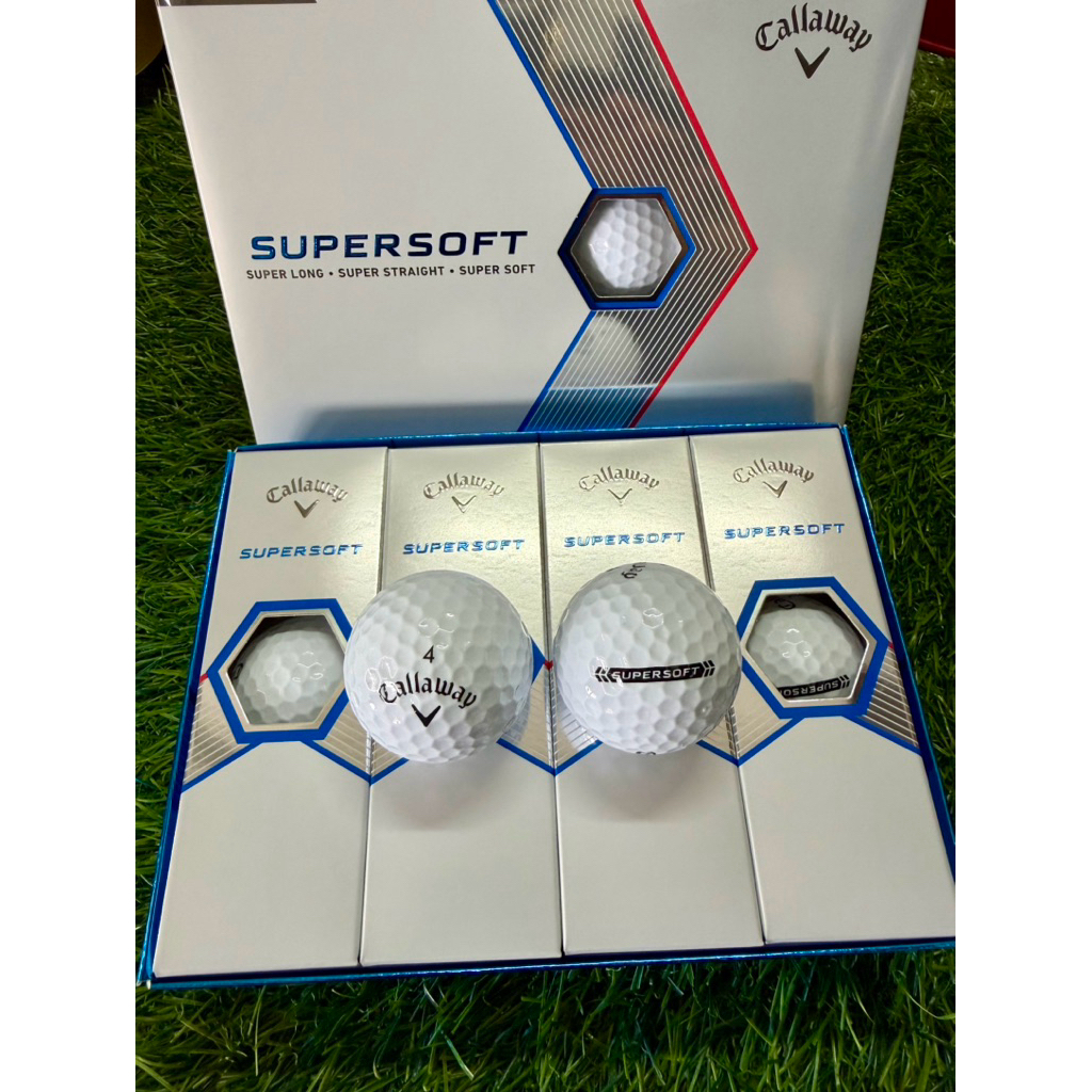 ลูกกอล์ฟ Callaway Supersoft Golf ball (1 กล่อง 12 ลูก)