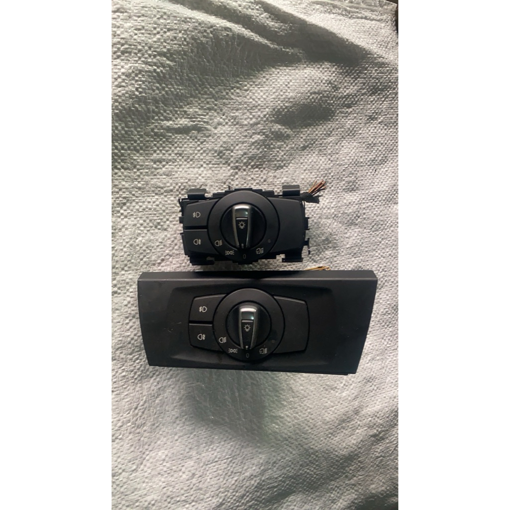 ปุ่มสวิตช์ไฟหน้า สำหรับ BMW E90(Lci) อะไหล่ BMW มือ2ญี่ปุ่นแท้