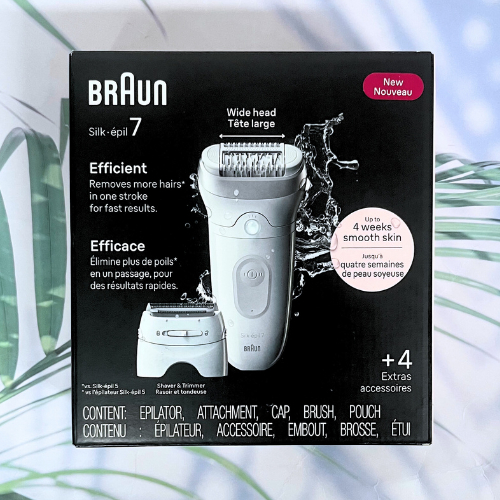 (Braun®) Epilator Silk epil 7 Hair Removal Device SE7-041 เครื่องกำจัดขน สำหรับผู้หญิง