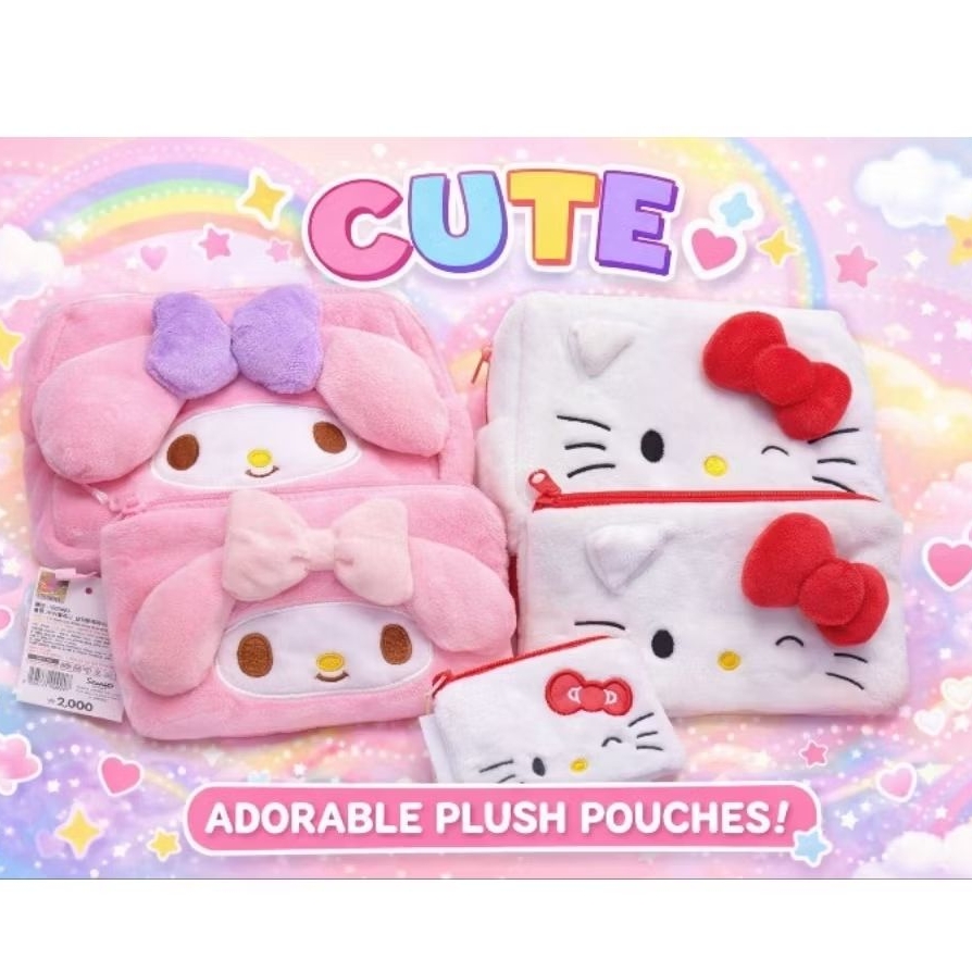 Daiso Korea กระเป๋า ใส่เหรียญ ใส่การ์ด Sanrio kitty