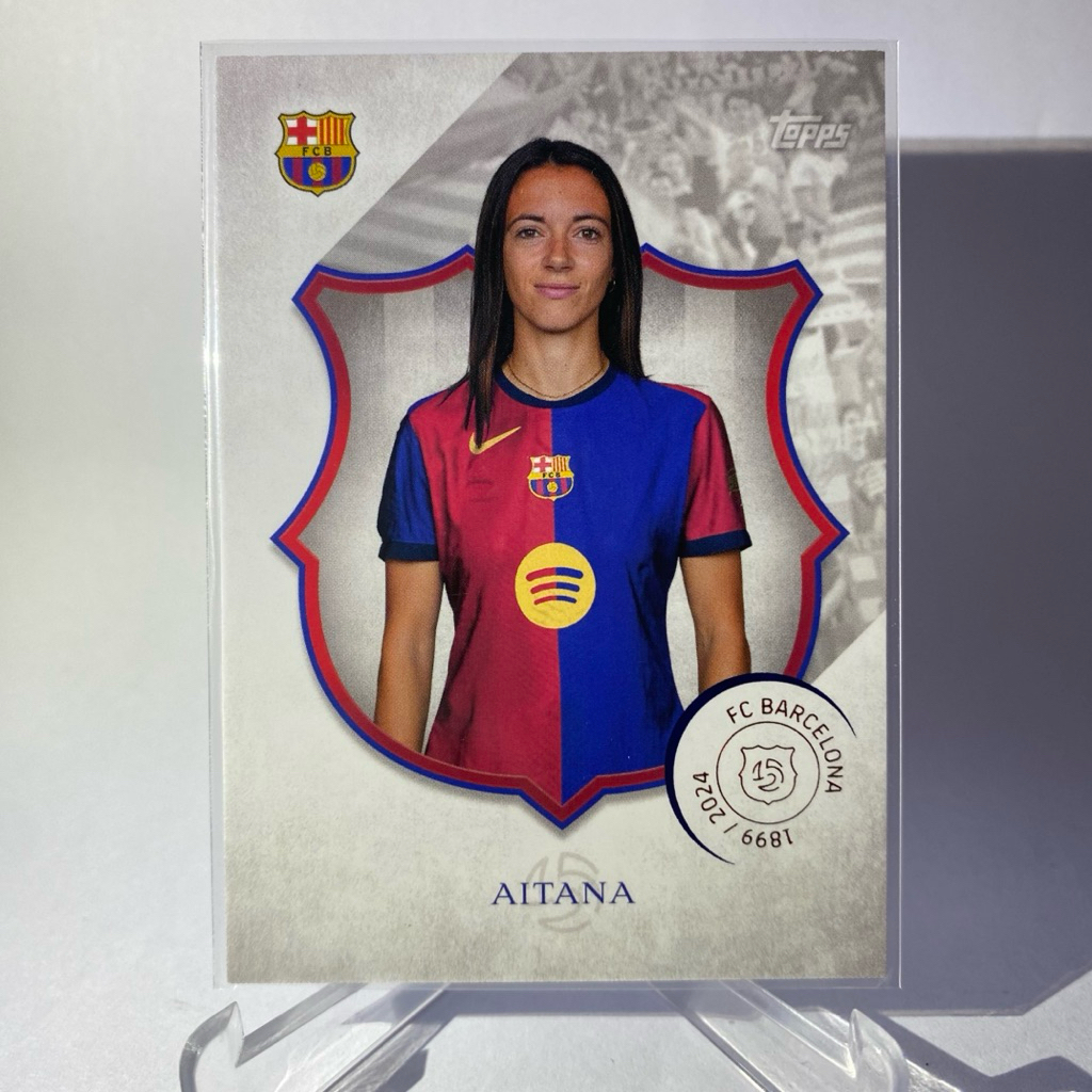 การ์ดนักฟุตบอล AITANA, BARCELONA, 125 LEGACY, TOPPS 2025