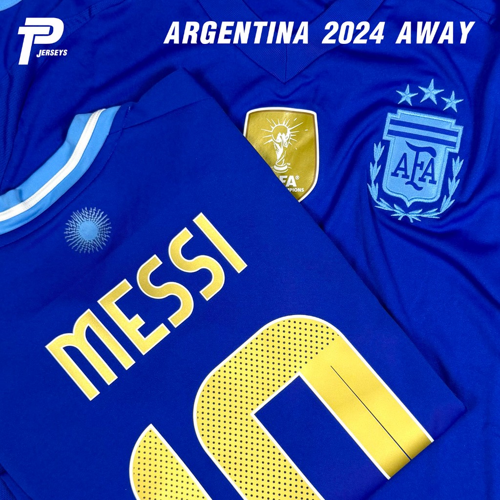 เสื้อฟุตบอล Argentina 2024 Away เสื้ออาร์เจนตินา ของแท้