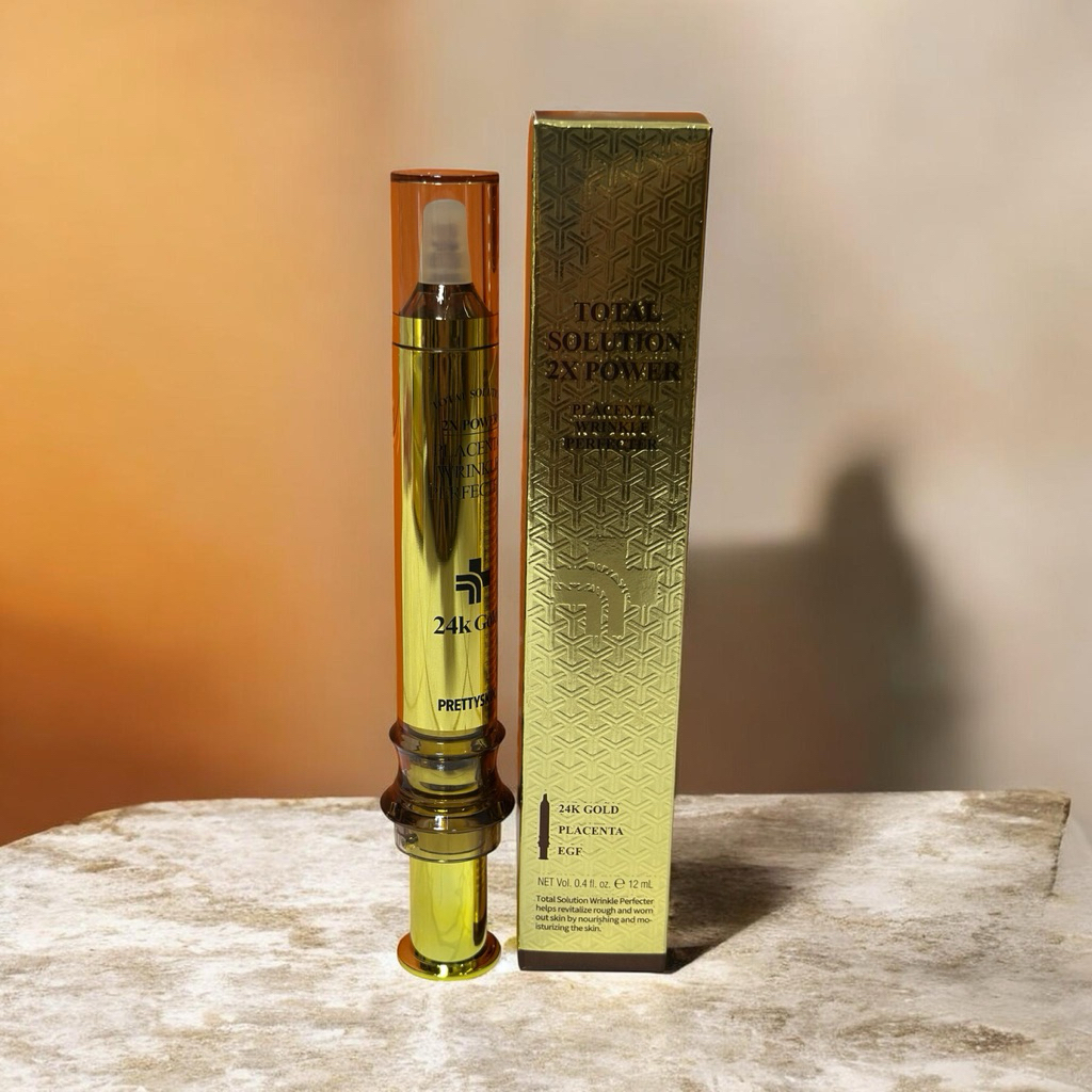 ฟื้นบำรุงผิวขั้นสุดด้วย Prettyskin Total Solution 2X Power ผสานทองคำ 24K และรกแกะเข้มข้น จัดการทุกปัญหาริ้วรอย ให้ผิวกลั