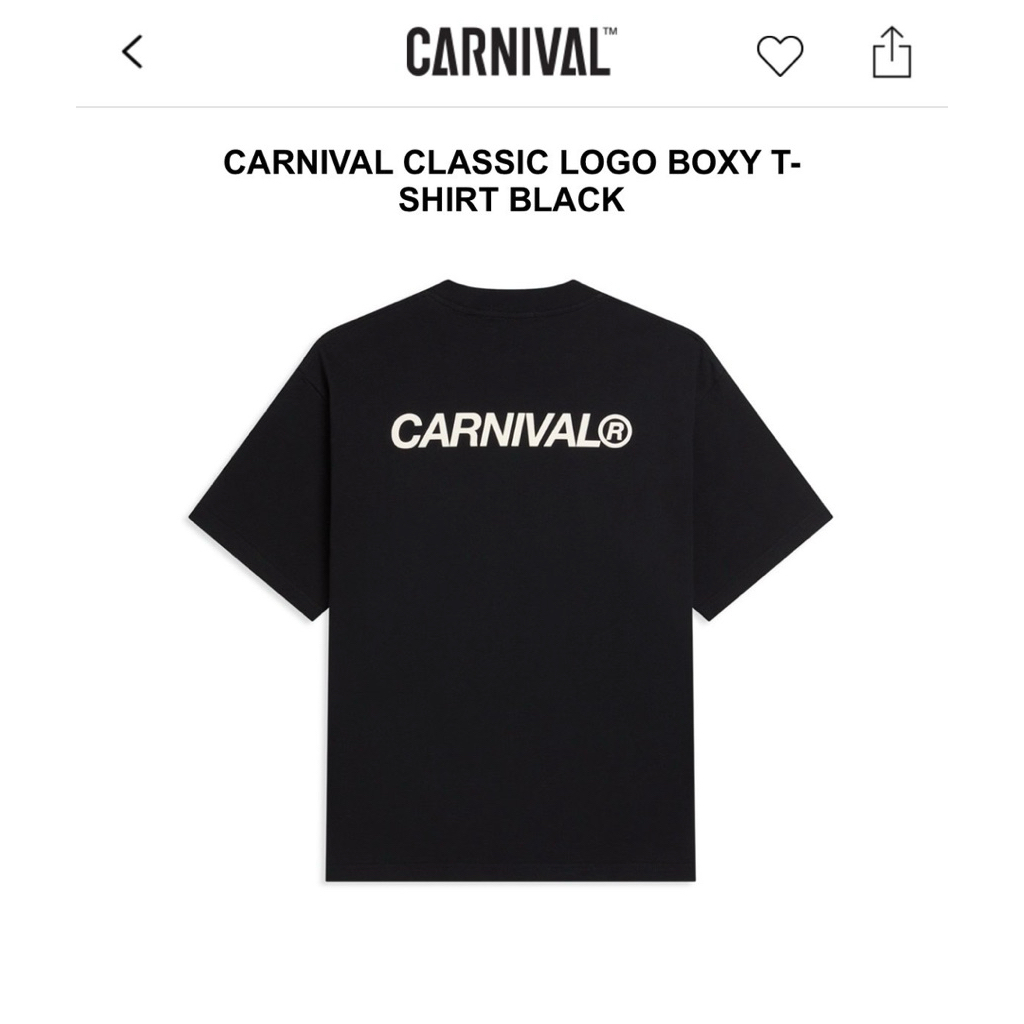 CarnivalClassicLogoBoxyTee