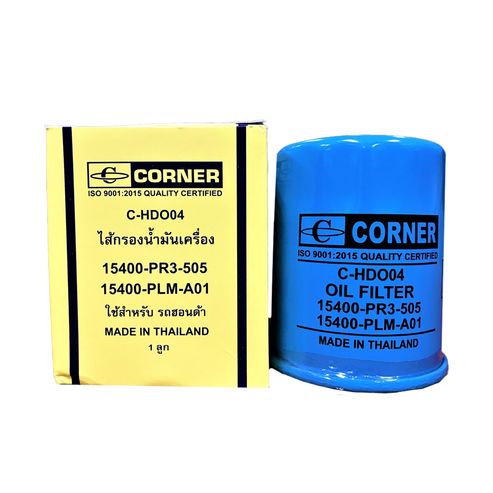 CORNER FILTER P/N C-HDO04 OIL FILTER CROSS (15400-PR3-505 / 15400-PLM-A01)